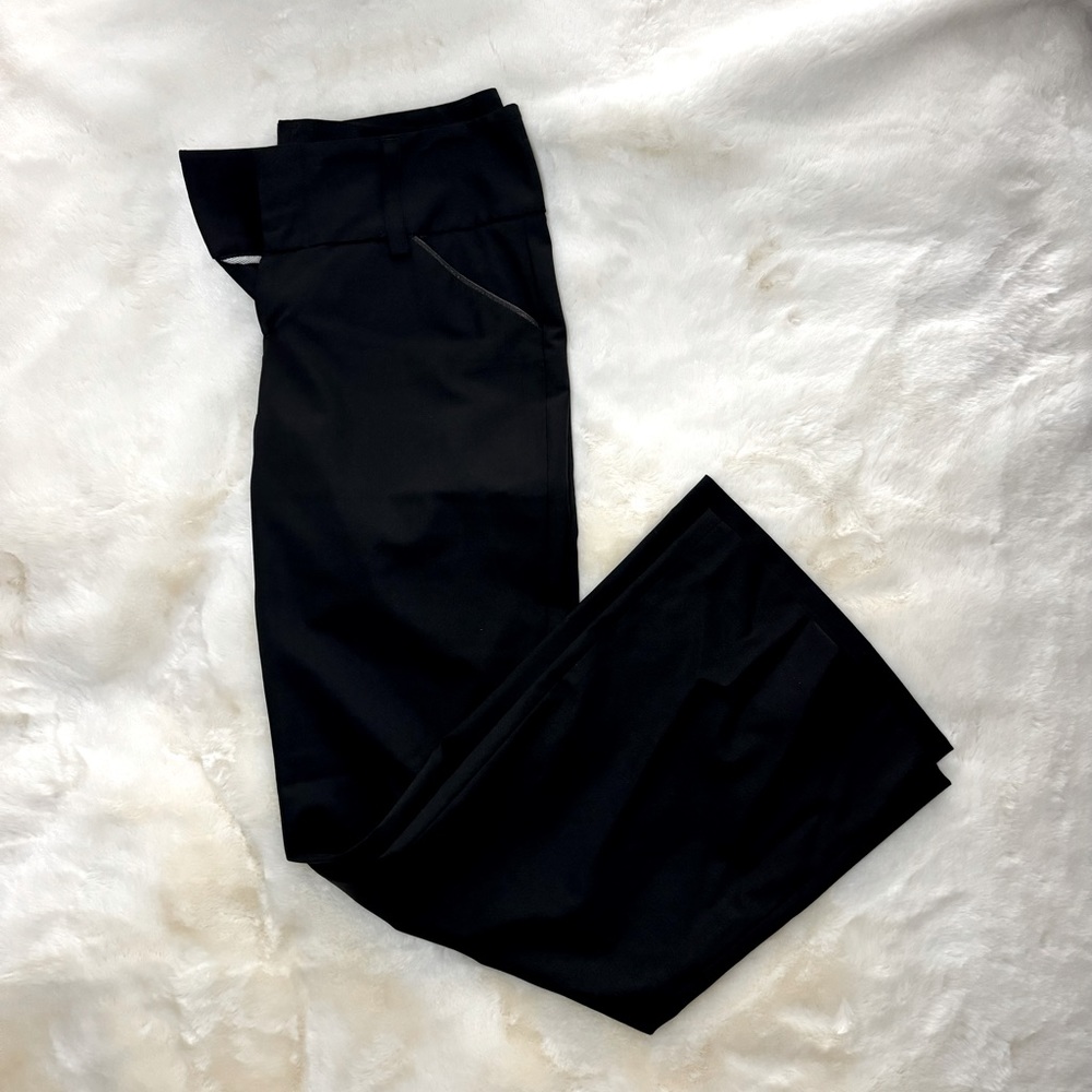 Alice and Olivia Black Wool Pants
